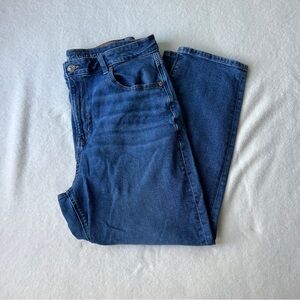 American Eagle Stretch Dark Wash High Rise Mom Jeans A8